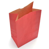 ササガワ ギフトバッグ 角底袋 ルージュ 50-3206 1袋(100枚入)