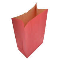 ササガワ ギフトバッグ 角底袋 ルージュ 50-3706 1袋(100枚入)