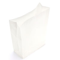 ササガワ ギフトバッグ 角底袋 しろ 無地 50-3800 1袋(100枚入)