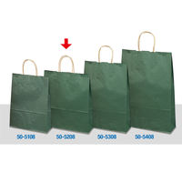 ササガワ 手提げバッグ エメラルド 中 50-5208 1袋(50枚入)