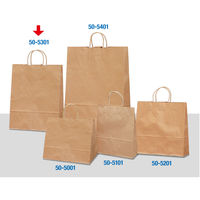 ササガワ 手提げバッグ 未晒 大 50-5301 1袋(50枚入)