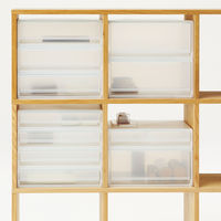 無印良品 ポリプロピレン 小物収納ケース ワイド 大 約幅37×奥行26×高さ17.5cm 良品計画