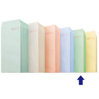 ムトウユニパック ナチュラルカラー封筒 長3 グリーン 1000枚