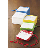 イベント用名札 イベントサイズ 不織布タイプ 青 50組 ソニック