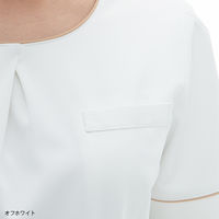 ナガイレーベン ワンピース 半袖 オフホワイト L LH-6257