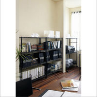 ホームエレクター パンチングシェルフ ブラック 幅750×奥行450mm H1830PB1（直送品）