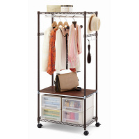 ホームエレクター　ハンガーパイプ＆ブラケット　幅750mm用　HF720　（直送品）