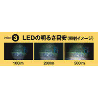 ジェントス（GENTOS） LEDハンディトーチライト 乾電池モデル RX-032D