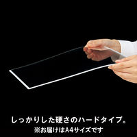 アスクル　カードケース　薄型　A4　ハードタイプ　20枚  オリジナル