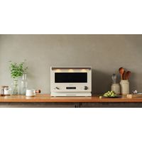 バルミューダ 18L フラット庫内オーブンレンジ バルミューダ ザ・レンジ K04A-WH ホワイト