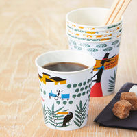 サンナップ デザイン紙コップ ダラゴア 150ml（5オンス） 1セット（500個：50個入×10袋）  オリジナル