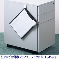 アスクル　バインダー　クリップボード　A4タテ　マグネット付　ブラック　黒　5枚  オリジナル