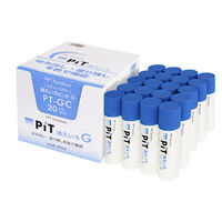 トンボ鉛筆【PIT】スティックのり　消えいろピットG　PT-GC　20本