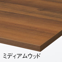 イトーキ サリダLFデスク フリーアドレスデスク 引出し無し ミディアムウッド 幅7200×奥行1400×高さ720mm 1台（18梱包）