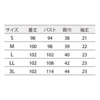 住商モンブラン ナースワンピース（半袖） 医療白衣 ピンク/白 3L 73-1434（直送品）