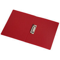 アスクル　Z式パンチレスファイル　A4タテ　背幅15mm　レッド　赤　レバーファイル　ユーロスタイル  オリジナル