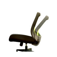 イトーキ メッシュタスクチェア オフィスチェア メッシュ張り 肘無し ライムグリーン YE8-LG 1脚　（直送品）