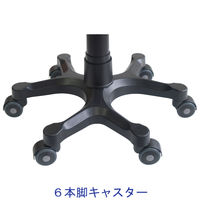 DUOREST コンフィー オフィスチェア ファブリック 肘付 ブラック DR-260SP(DBK) 1脚