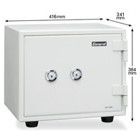 エーコー ダブルシリンダー耐火金庫(30分耐火) 21.6L ES-9-2KW 1台