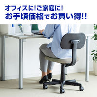 サンワサプライ　スタンダードチェアー　オフィスチェア　肘無し　グレー　SNC-A1LGY　1脚