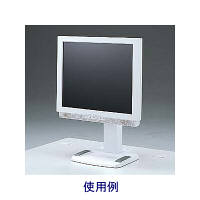 サンワサプライ 昇降液晶モニタスタンド（パールホワイト） 1面用 CR-27W（直送品）