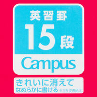 コクヨ キャンパス用途別英習罫15段3mm罫 ノ-30F15NP 1セット(10冊)