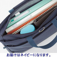 リヒトラブ(LIHIT LAB.) ACTACT スタンドペンケース〈オーバルタイプ〉ネイビー A7694-11