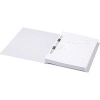 アスクル　フラットファイル　A4タテ　エコノミータイプ　10冊　グレー  オリジナル