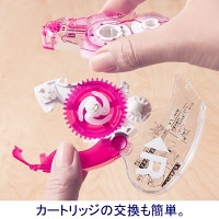 プラス　テープのり＜スピンエコモデル＞　本体　16m　ピンク　 オリジナル