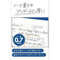 ゼブラ ボールペン スラリ0.7 青 BN11-BL