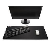 マウスパッド マッシブデスクトップマット 極厚 超ワイド AS-MPMDM/L ブラック 1個 アーキサイト