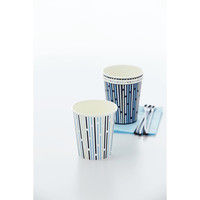 【アウトレット】紙コップ スレッド 205ml（7オンス） 1袋（50個入） オリジナル