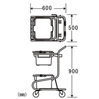 山崎産業 ツールカートマルチC C230-000X-MB 1台