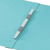 コクヨ フラットファイルNEOS（ネオス） A4タテ 2穴 ターコイズブルー（青） 100冊 フ-NE10B