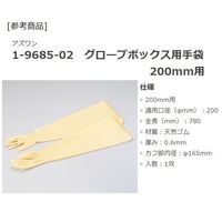アズワン グローブ用アダプター SUS用 1セット(2個入) 140 1セット(2個) 1-7619-02（直送品）