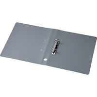 リングファイル　D型2穴　A4タテ　背幅31mm　20冊　グレー　アスクル  オリジナル