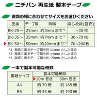 ニチバン IWA製本テープ 契約書割印用ホワイト 1個 BK-5035