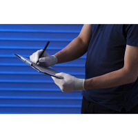 【ウレタン背抜き手袋】 ショーワグローブ 指先ポリウレタンコート ソアテックトップフィット手袋 B0601 ホワイト L 1双