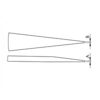 ワイ・エム・ティ カーボンファイバーピンセット 249CF 1本 9-3008-01（直送品）