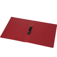 リヒトラブ アスクル 共同企画 ユーロスタイル 丸型ツイストリングファイル A4タテ 背幅27mm 30冊 レッド オリジナル