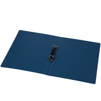 リヒトラブ アスクル 共同企画 ユーロスタイル 丸型ツイストリングファイル A4タテ 背幅27mm 10冊 ブルー オリジナル