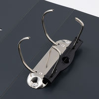 リヒトラブ　D型リングファイル　A4タテ　背幅74mm　650枚差し　黒　G2280-24　1箱（10冊入）