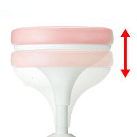 サンワサプライ メディカルスツール ピンク 円盤脚 SNC-RD6VP 1脚