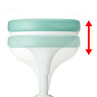 サンワサプライ メディカルスツール グリーン 円盤脚 SNC-RD6VG 1脚