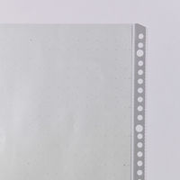 コクヨ　クリヤーブック替紙（カラーマット）　A4タテ30穴　グレー　ラ-880NM　1箱（200枚：10枚入×20袋）