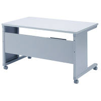 サンワサプライ SH-FDシリーズ　SOHOデスク（キャスター付） 平机 引出し無し ライトグレー 幅1200×奥行700×高さ700mm 1台（直送品）