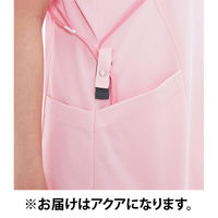 ナガイレーベン PRO-FUNCTION ニットシャツ（男女兼用） 介護ユニフォーム アクア L CX-3112