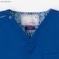 ナガイレーベン 男女兼用スクラブ Rブルー SS LBL-4372 1枚　スクラブ