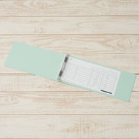 プラス　フラットファイル（統一伝票用）樹脂製とじ具　背幅28mm　ブルー　NO.062NW　76035　1セット（30冊：10冊入×3）