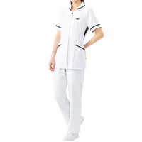 フォーク チュニック ホワイトXネイビー S 2015EW-7 1枚